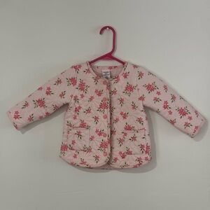 Pink 18 month light quilted jacket
